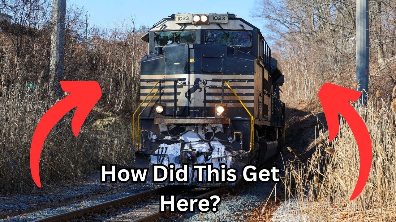 You Don’t See This Every Day — NS SD70ACe on the Worcester Subdivision