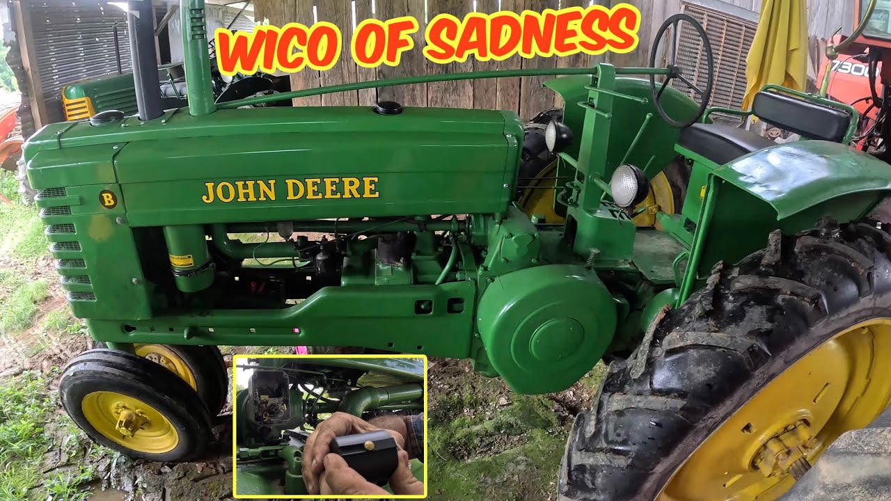 1948 JOHN DEERE B maintenance PART 1: Wico X Magneto of sadness