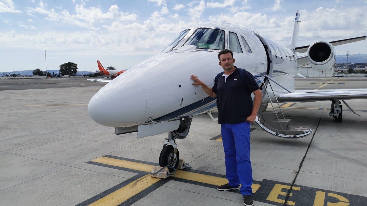 Cessna Citation XLS+ flight from MAD to NCE airport executive jet