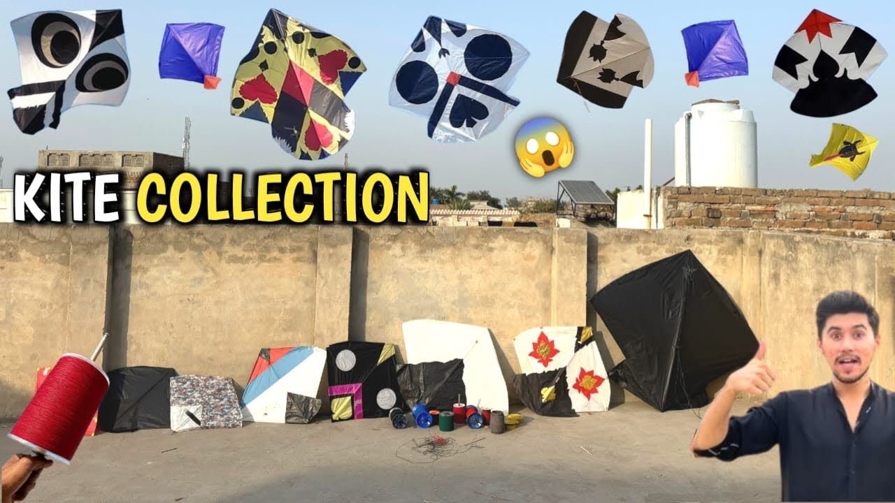 My all kites and door collection😍 || Etni sari new kites🪁 || Big kite damage ho giya😢 || Kites 🪁 
