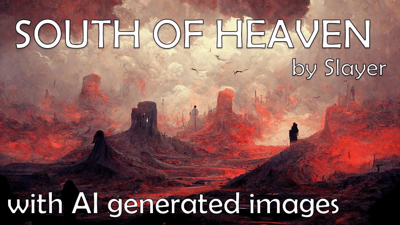 South Of Heaven by Slayer - AI illustrating every lyric
