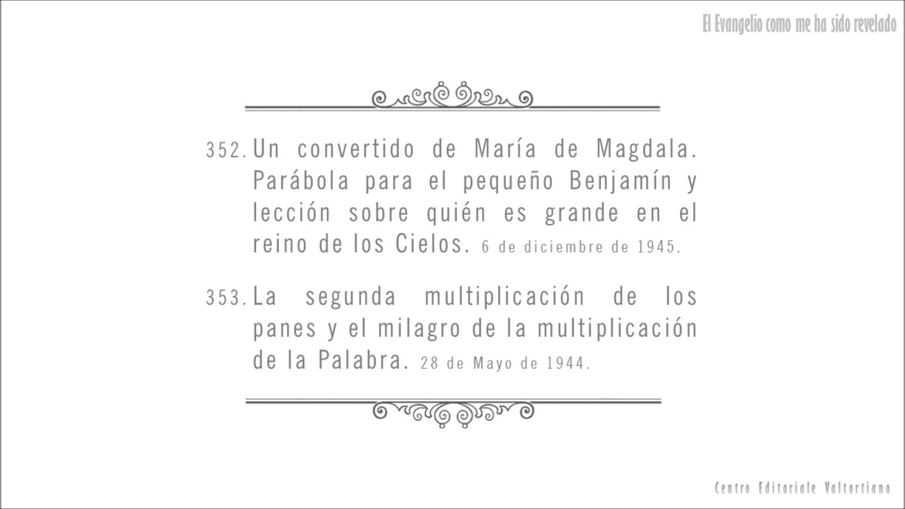 El Evangelio como me ha sido revelado: 352-353