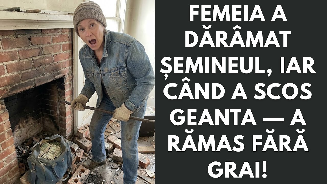 Femeia a dărâmat șemineul, iar când a scos geanta — a rămas fără grai!