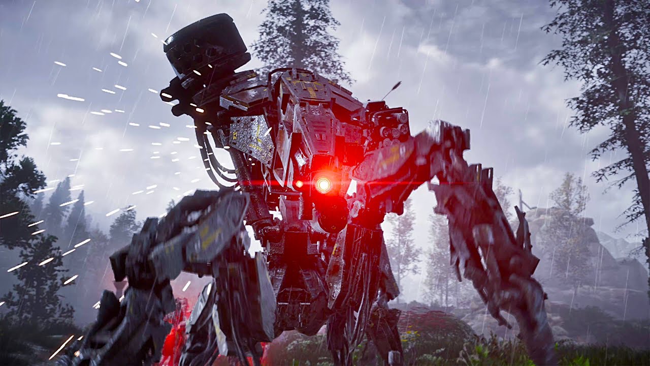 Horizon Zero Dawn — битва с боссами: Корруптор и Повреждённые машины