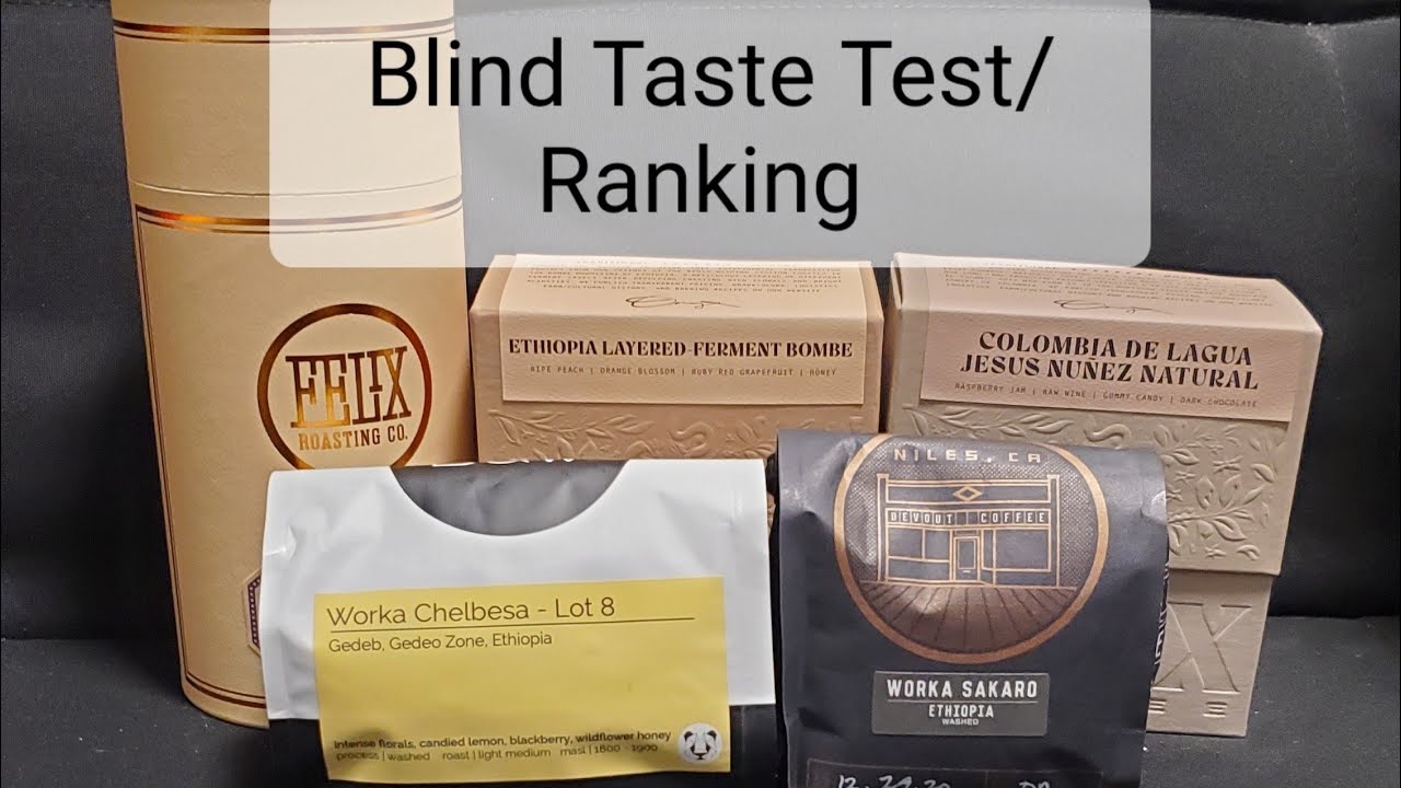 Blind Coffee Sampling, Taste Test and Rankings ft. Black & White, Devout, Felix Roasting Co and Onyx