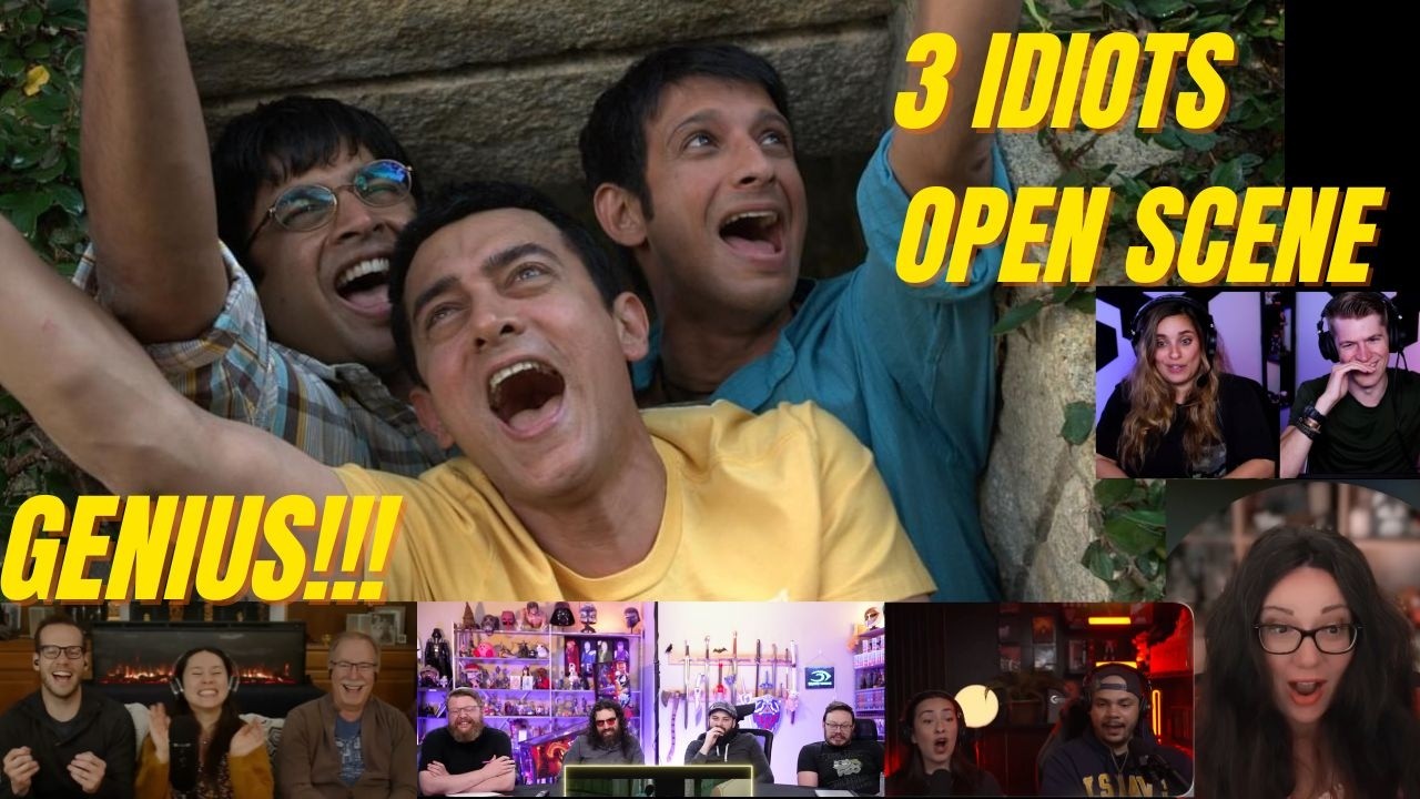 3 IDIOTS opening scene reaction by foreigners!! They were Shocked!!! MIXED REACTION