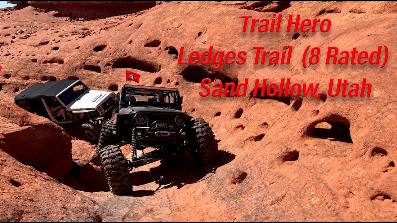 The Ledges Trail (8 Rated) at Trail Hero in Sand Hollow, Utah