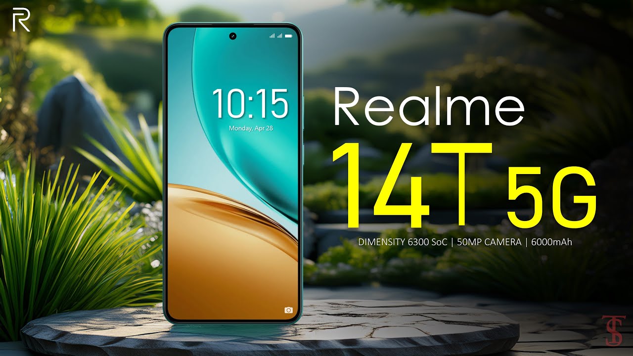 Цена Realme 14T 5G, официальный внешний вид, дизайн, характеристики, камера, функции | 