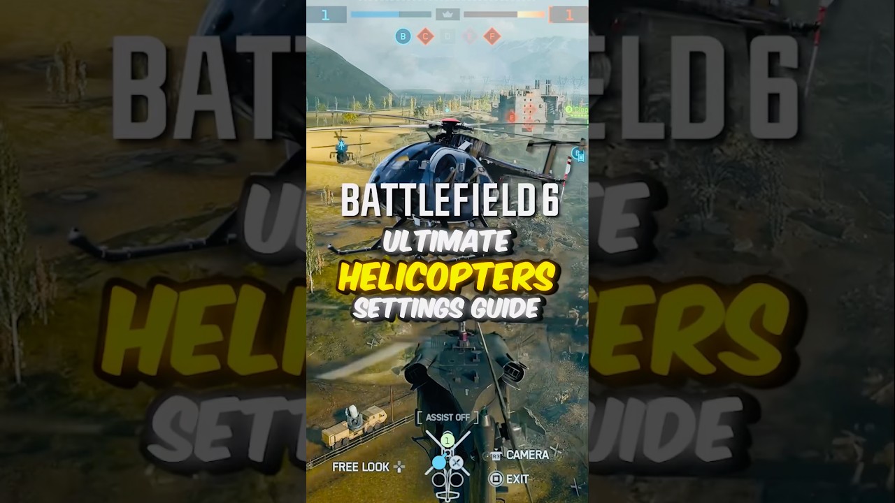 ЛУЧШИЕ настройки BF6 для вертолета на контроллере для PS5 / Xbox / ПК ✈️ #bf6 #battlefield6 #gaming