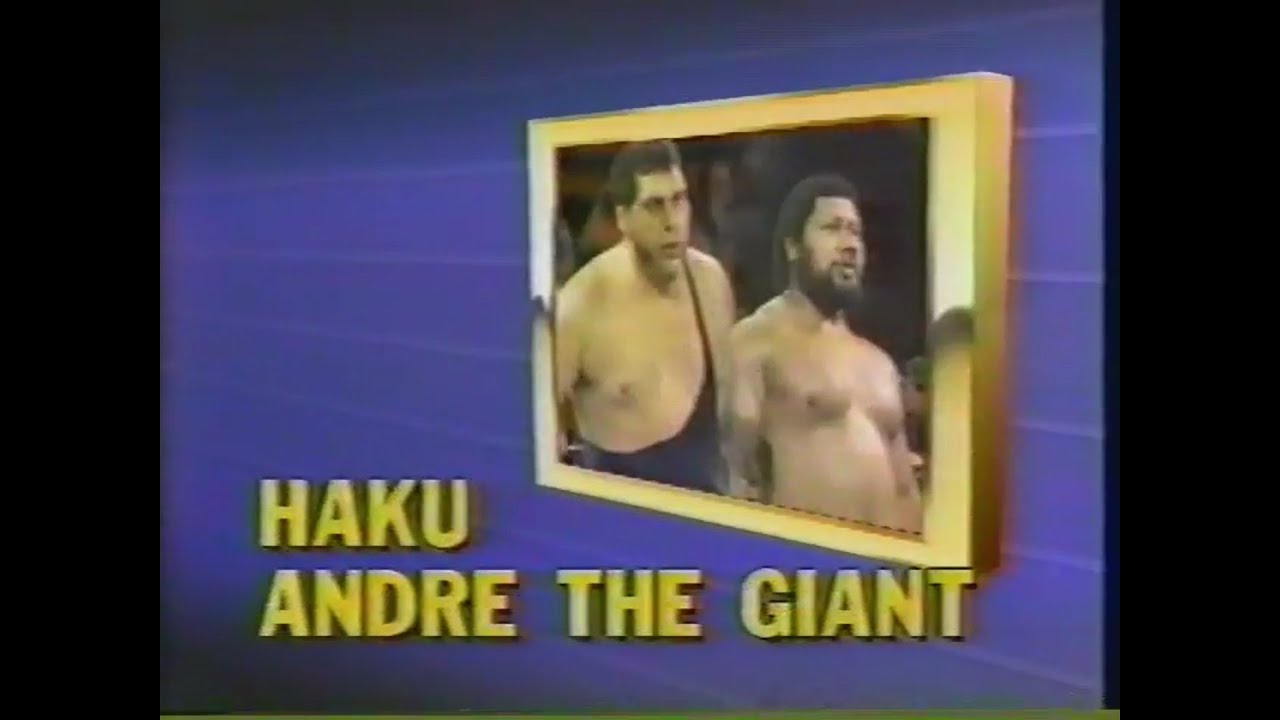 Colossal Connection vs Paul Roma & Chuck Coates   Wrestling Challenge Oct 29th, 1989
