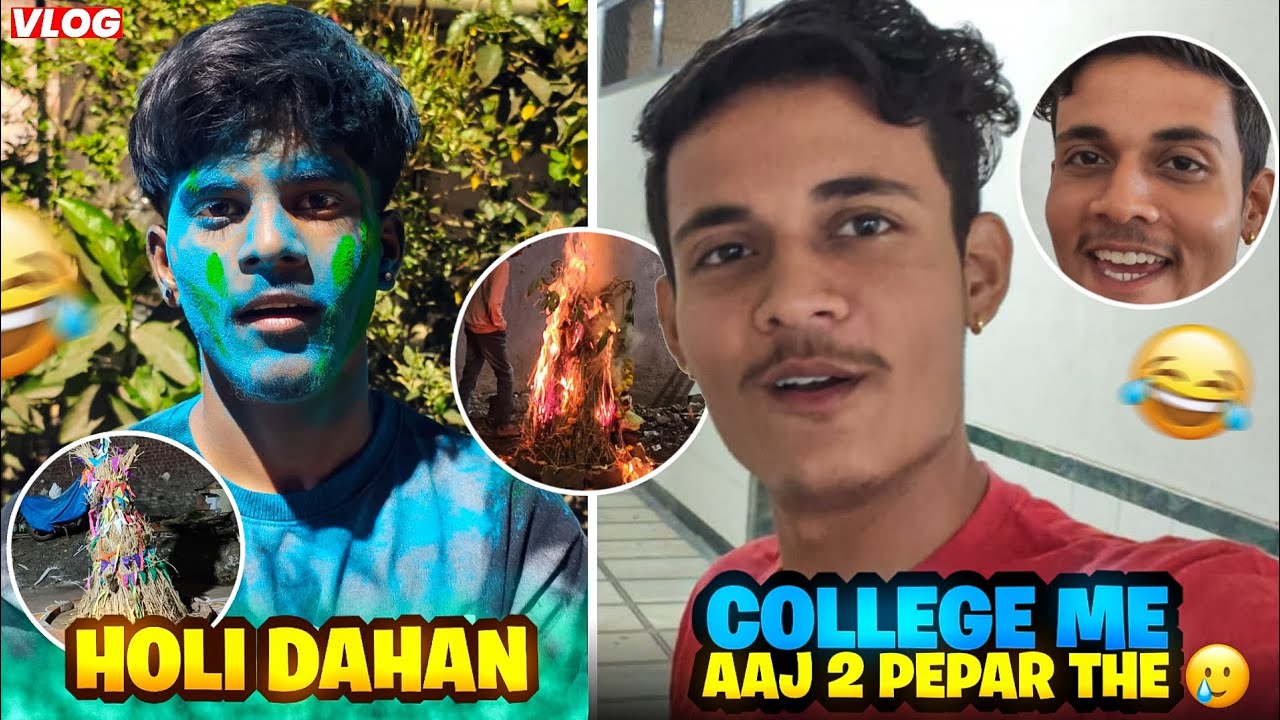 Holi Rituals + Mera College Exam 📚🔥 Full Day Busy Vlog! ✨🎨 