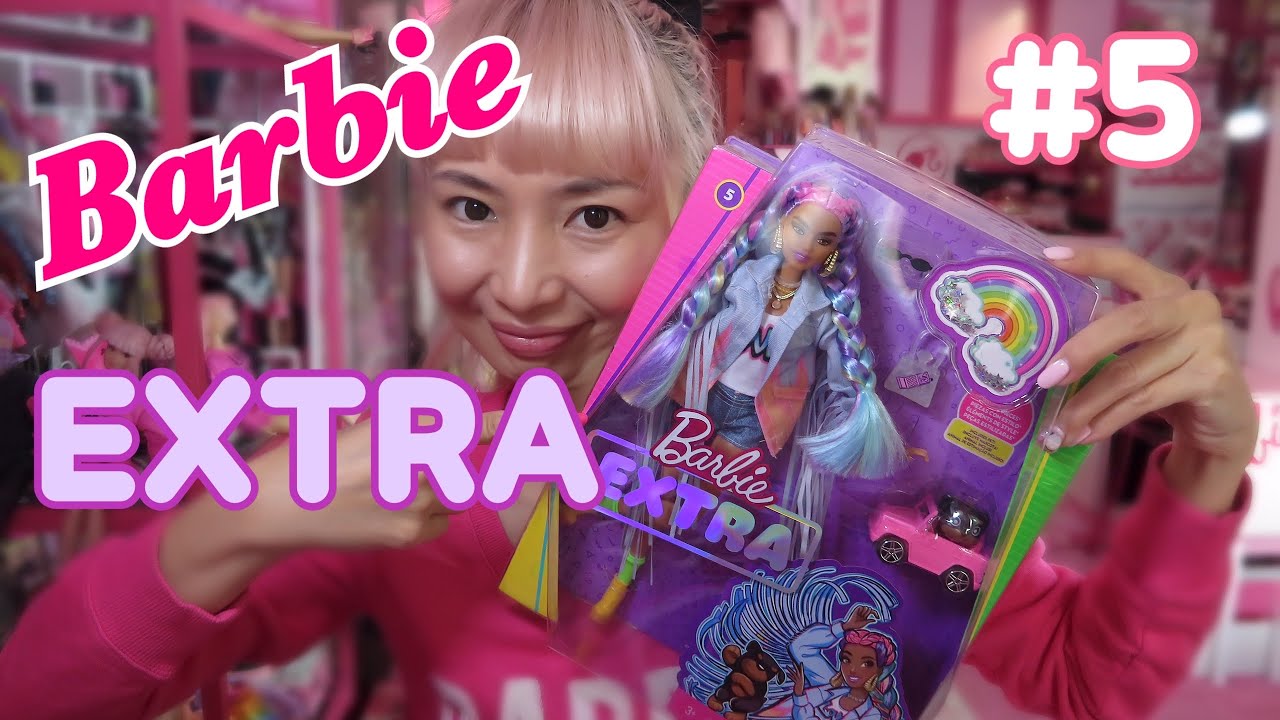 BARBIE EXTRA #5 LONG FRINGE DENIM JACKET! UNBOXING & REVIEW 2020