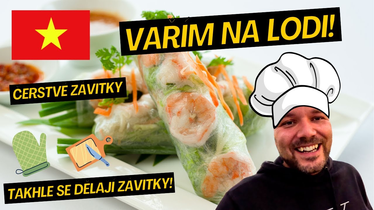 ВЬЕТНАМСКИЕ РОЛЛЫ! Готовим с Honza в бухте Халонг! 🇻🇳