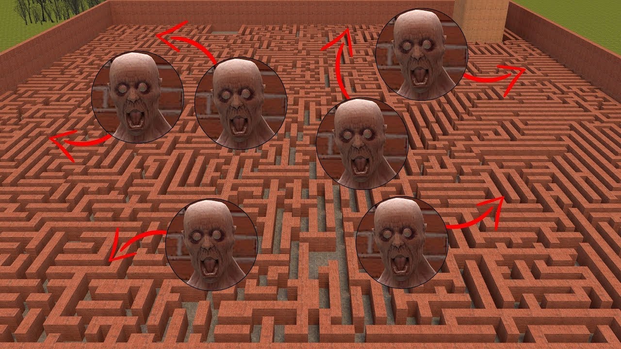 MAZE FULL OF SCP 096 In Garry's Mod