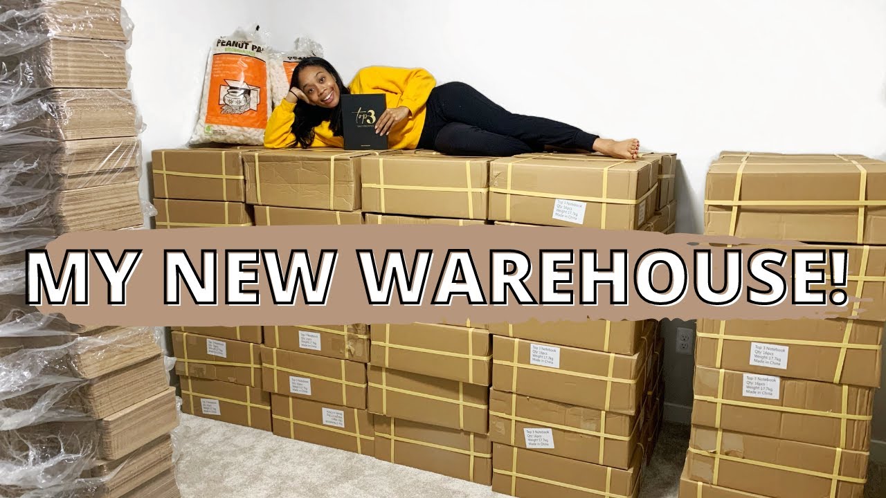 My Top 3 Notebooks are HERE!!!! | Delivery & Setting Up My Warehouse