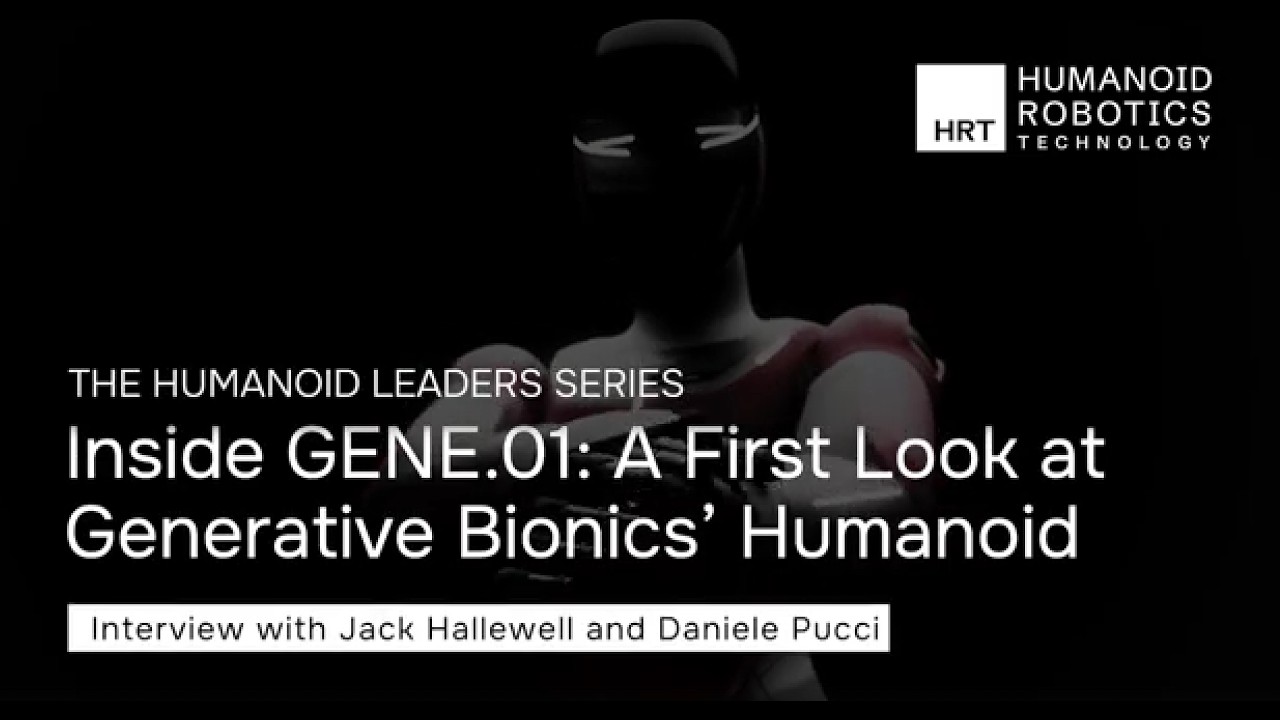 Inside GENE01: A First Look at Generative Bionics' Humanoid - Interview with Daniele Pucci