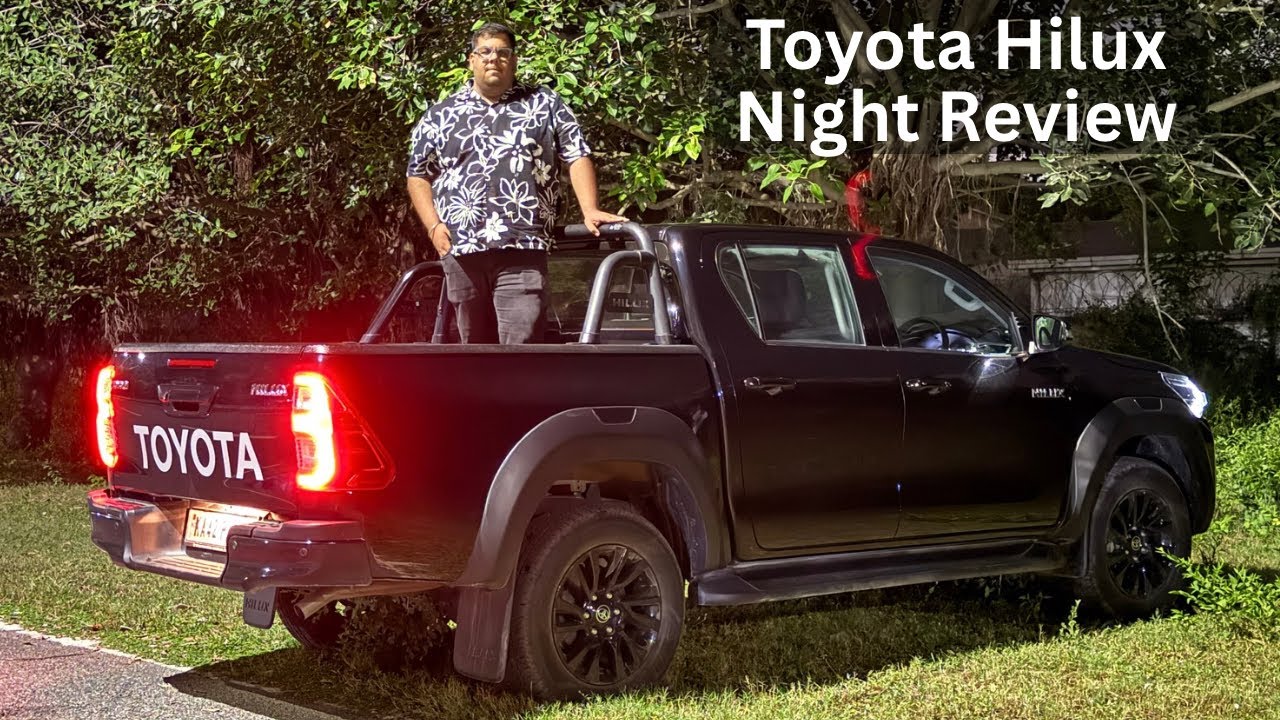 Toyota Hilux Night Review | Headlight Response | Interior Ambience | Good for overnight camping?