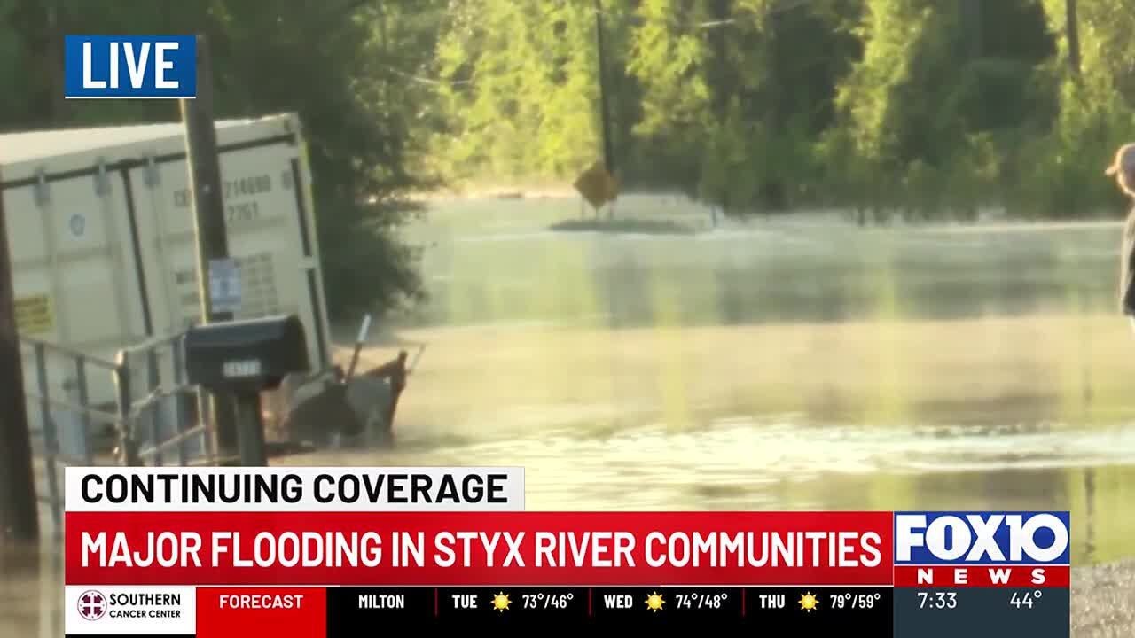 Major flooding experienced in Styx River communities