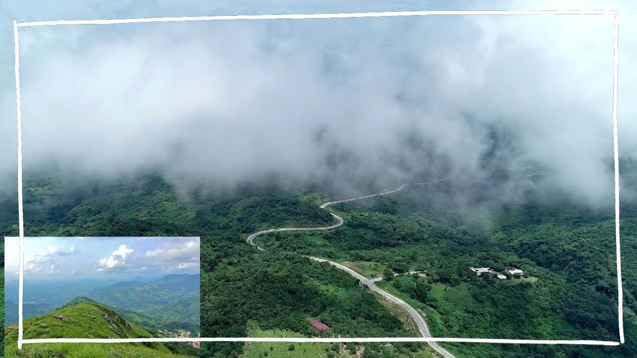 Beautiful roads in the Volta Region of Ghana | Nice mountain views | Green vegetation