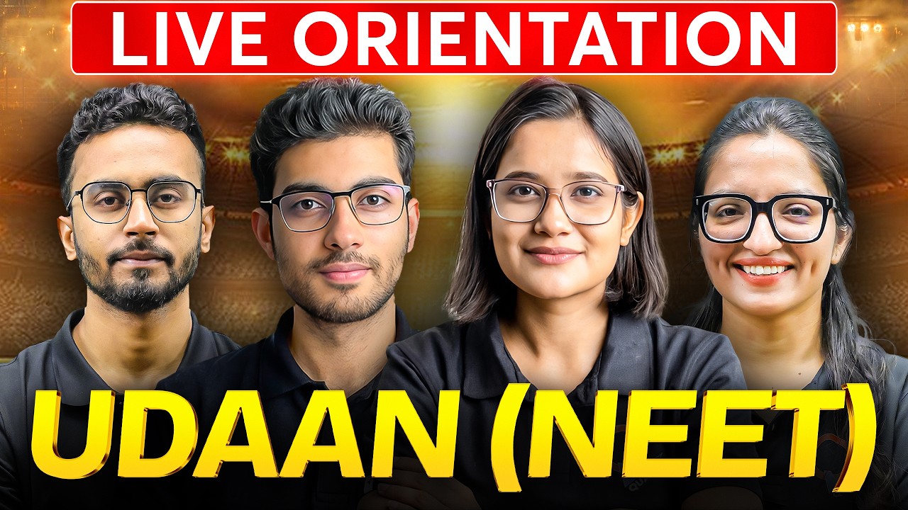 Udaan Batch for NEET 2026 | Live orientation | Crack NEET the last 15 days