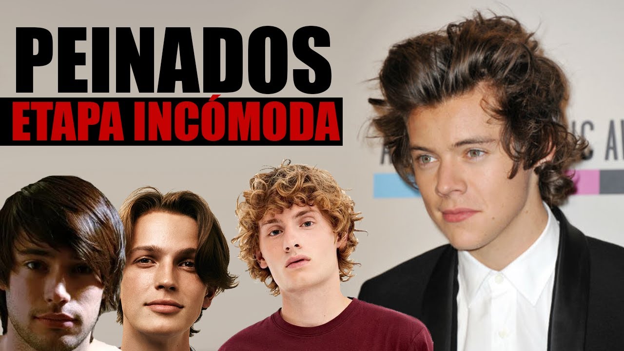 PEINADOS PARA LA ETAPA INCÓMODA DEL CABELLO LARGO | todos los tipos de cabello | HOMBRES