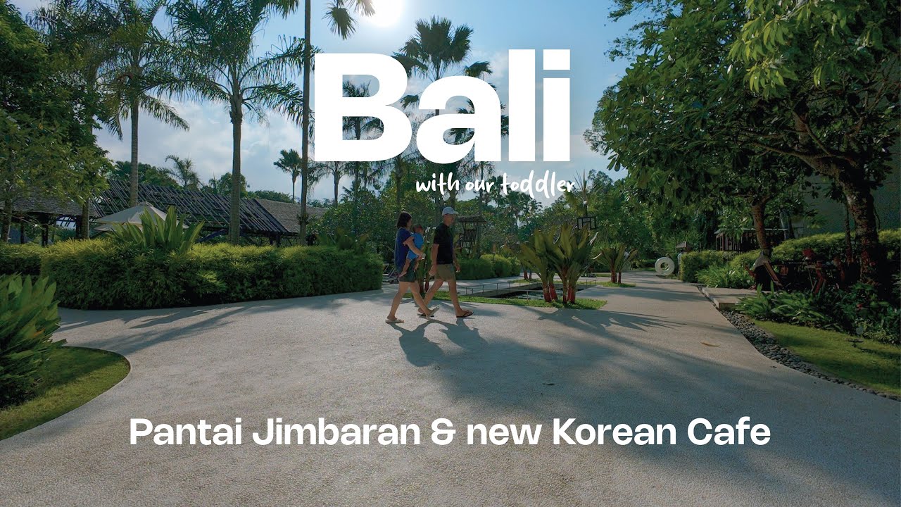 Berenang di Pantai Jimbaran & Aesthetic Korean Coffee Shop in Bali | BALI Travel Vlog 2024