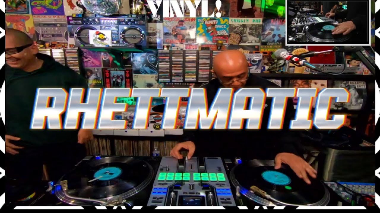 VINYL! Twitch Stream with special guest set by @rhettmatic - DJ RHETTMATIC ! (11-6-24)