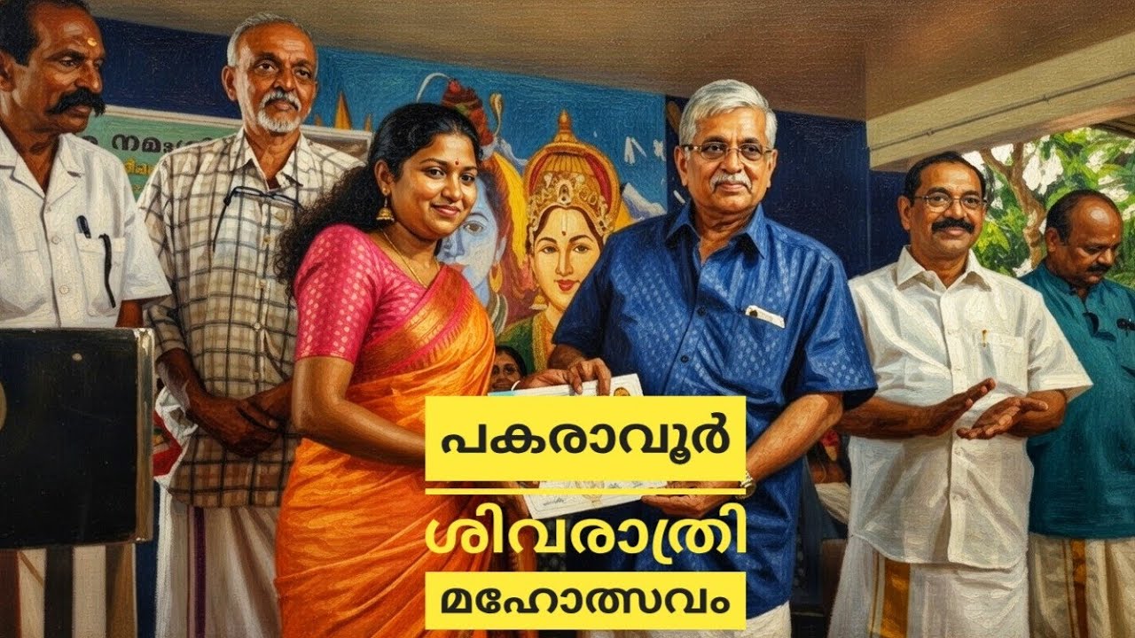 ​ഭക്തിയും മേളവും നിറഞ്ഞ പകരാവൂർ ശിവരാത്രി: ഒരു പൂർണ്ണ ദൃശ്യാവിഷ്കാരം