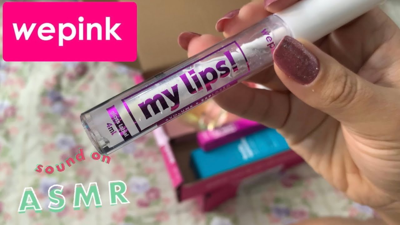 ASMR - Minhas Comprinhas na WePink !!! Para relaxar Sem edição 🎧🎙️