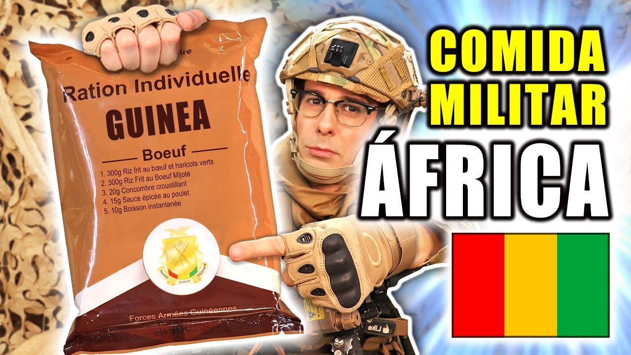 Probando COMIDA MILITAR DE ÁFRICA (GUINEA) | MRE Menu 1