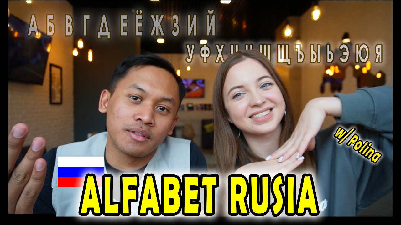 GURU CANTIK NGAJARIN HURUF RUSIA SAMPE JAGO - vlog daily life in russia