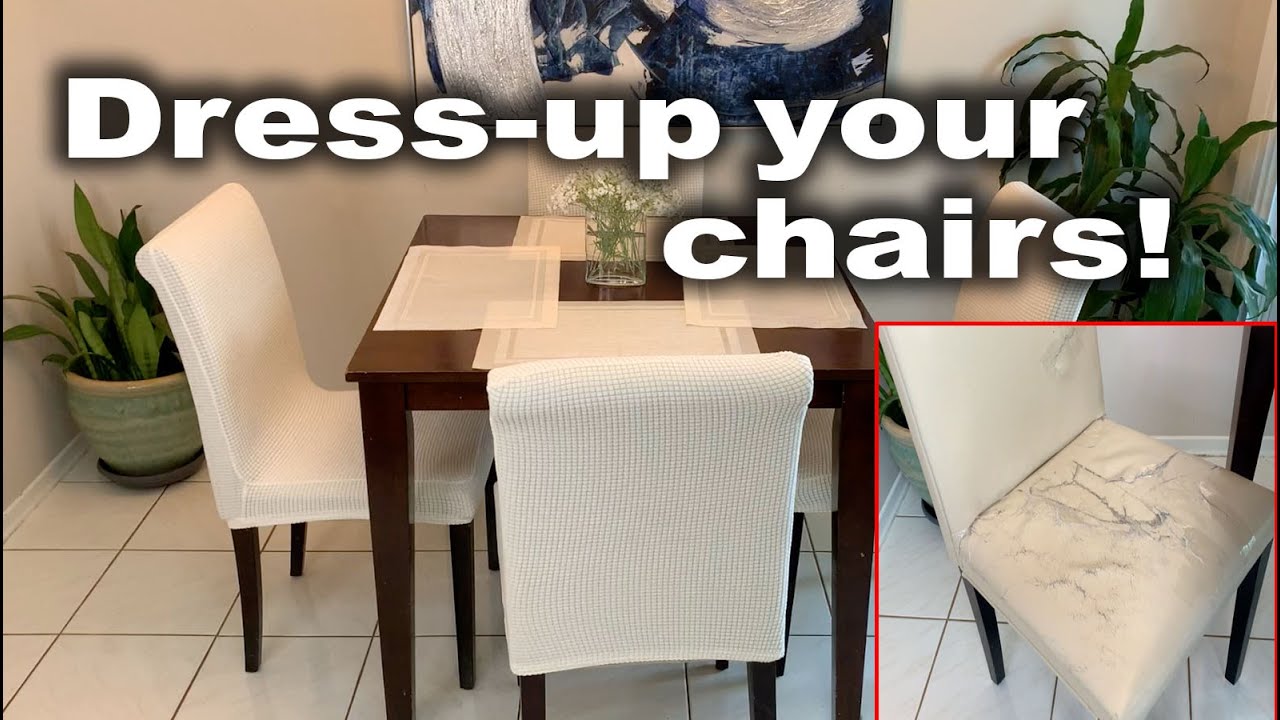 Stretchable Chair Covers - Amazing chair makeover