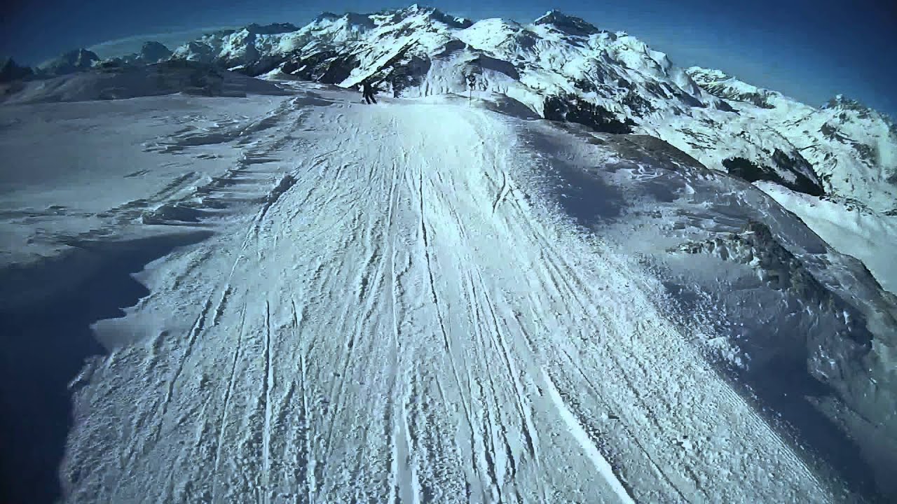 Lech am Arlberg Rüfikopf Skiroute 37 Langer Zug Teil 1 140207