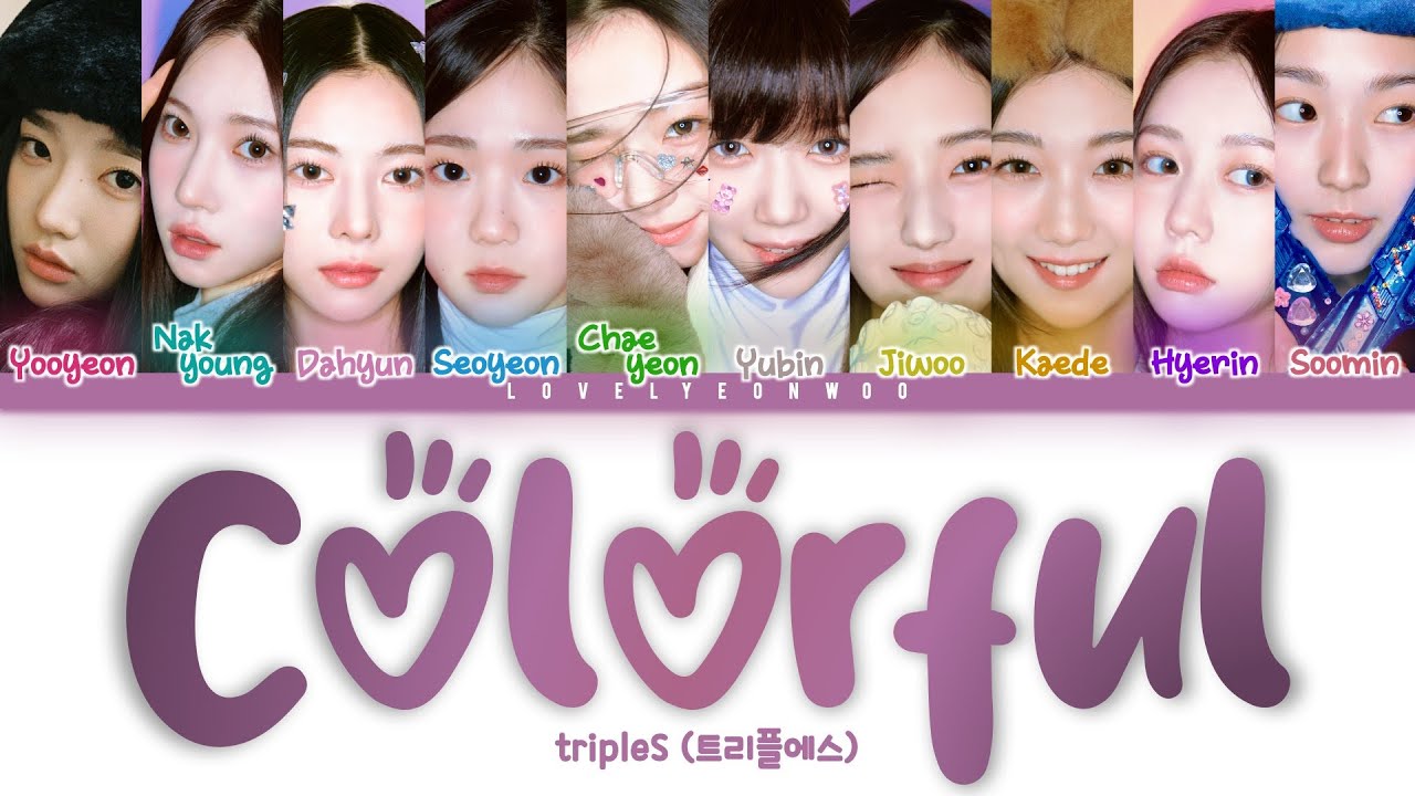 tripleS (트리플에스) – Colorful Lyrics (Color Coded Han/Rom/Eng)