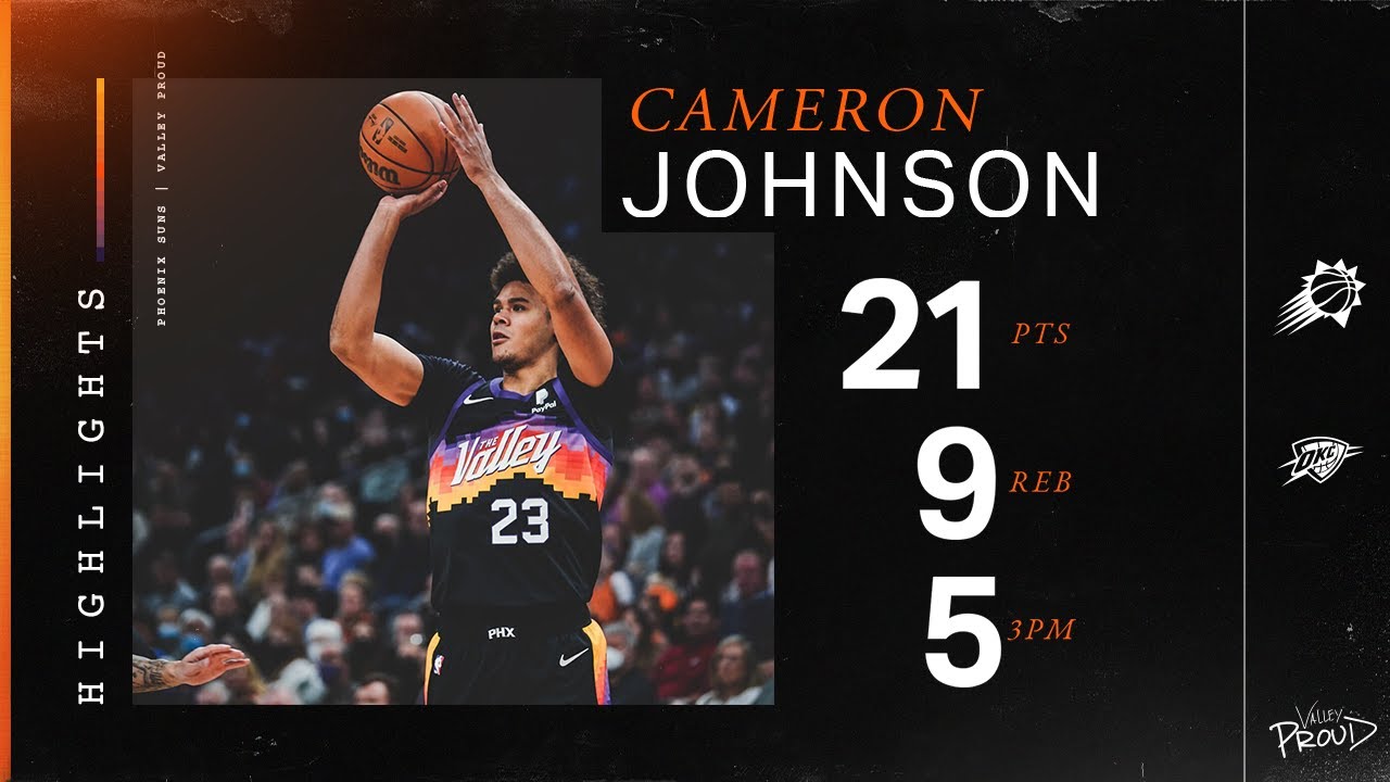 Cam Johnson (21 PTS, 7-7 FG, 5-5 3 PM) Had Himself a Night | Phoenix Suns