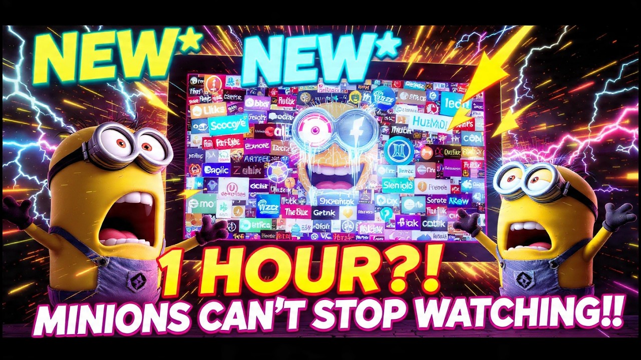 *NEW* Minions are Watching Awesome Logos for 1 Whole Hour