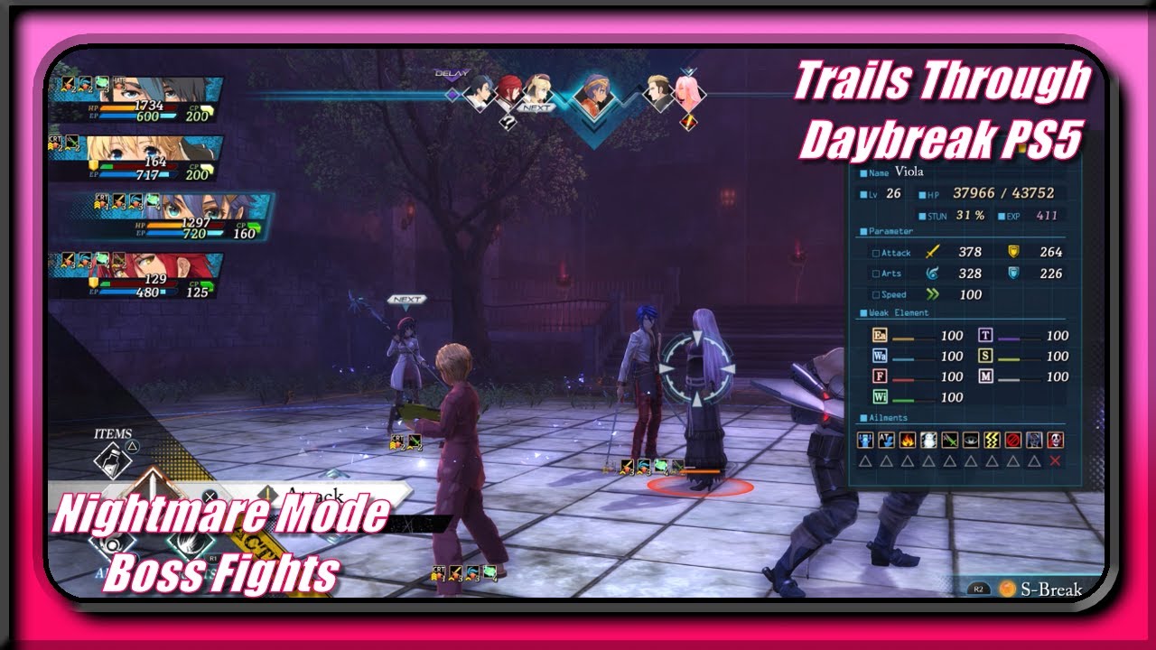 Trails Through Daybreak 1 PS5 | NG+ Nightmare Mode Boss | Viola & Alexandre