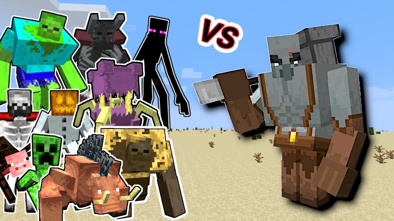 Absorber Vs. Mutant Beasts and More Mutants in Minecraft