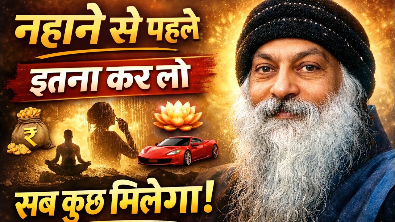 OSHO- नहाने से पहले इतना कर लो सब कुछ मिलेगा ! ✨😊