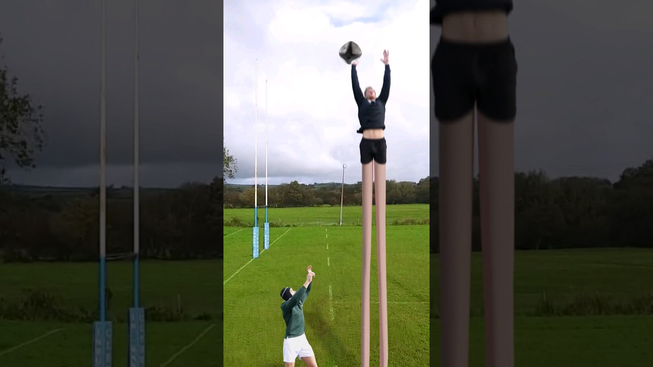The ultimate rugby line out throw