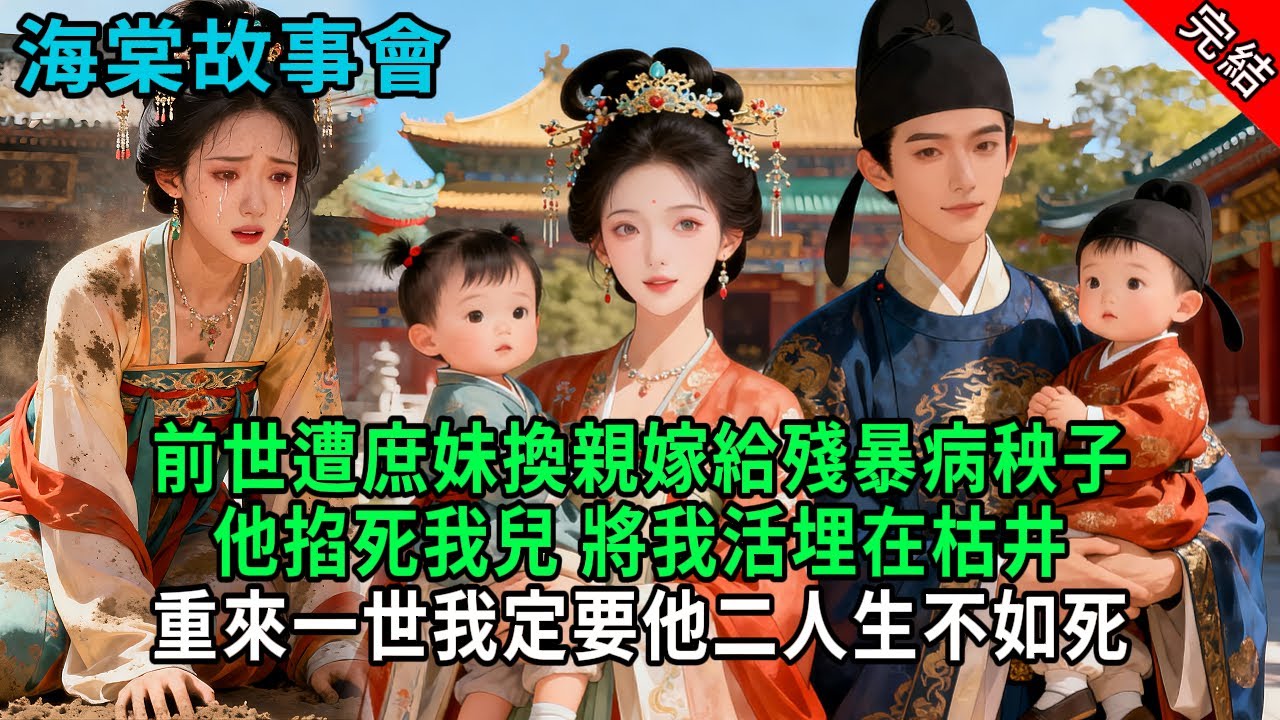 【完結爽文】前世遭庶妹換親嫁給殘暴病秧子，他掐死我兒，將我活埋在枯井重來一世我定要他二人生不如死#小説 #原創 #古風 #爽文 #有聲書 #打臉 #綠茶 #大女主 #逆袭 #重生