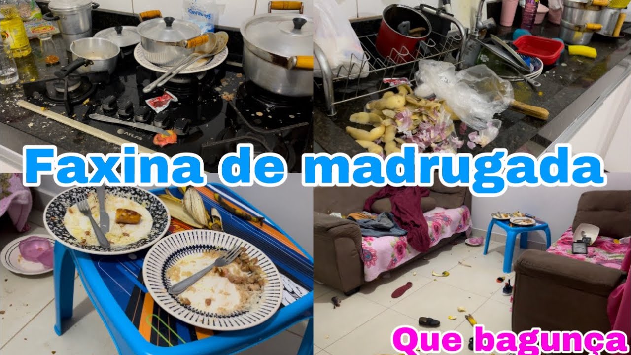 2 HORAS DA MADRUGADA FAZENDO FAXINA , A ÁGUA DO CHÃO SAIU MARROM😰
