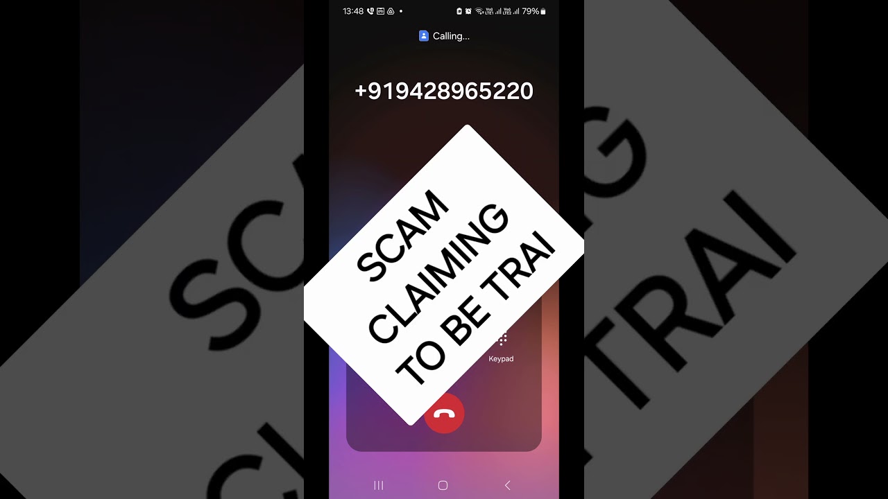 TRAI Scam call