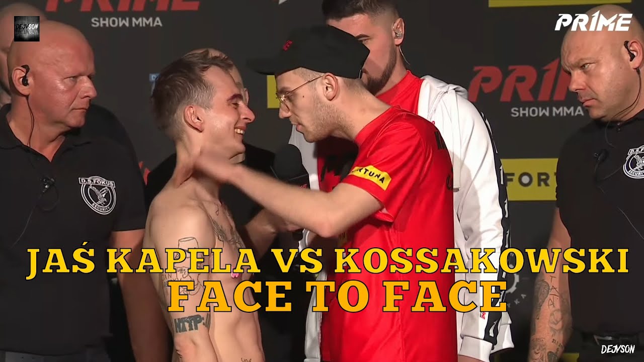 JAŚ KAPELA VS ZIEMOWIT PIAST KOSSAKOWSKI FACE TO FACE | PRIME MMA
