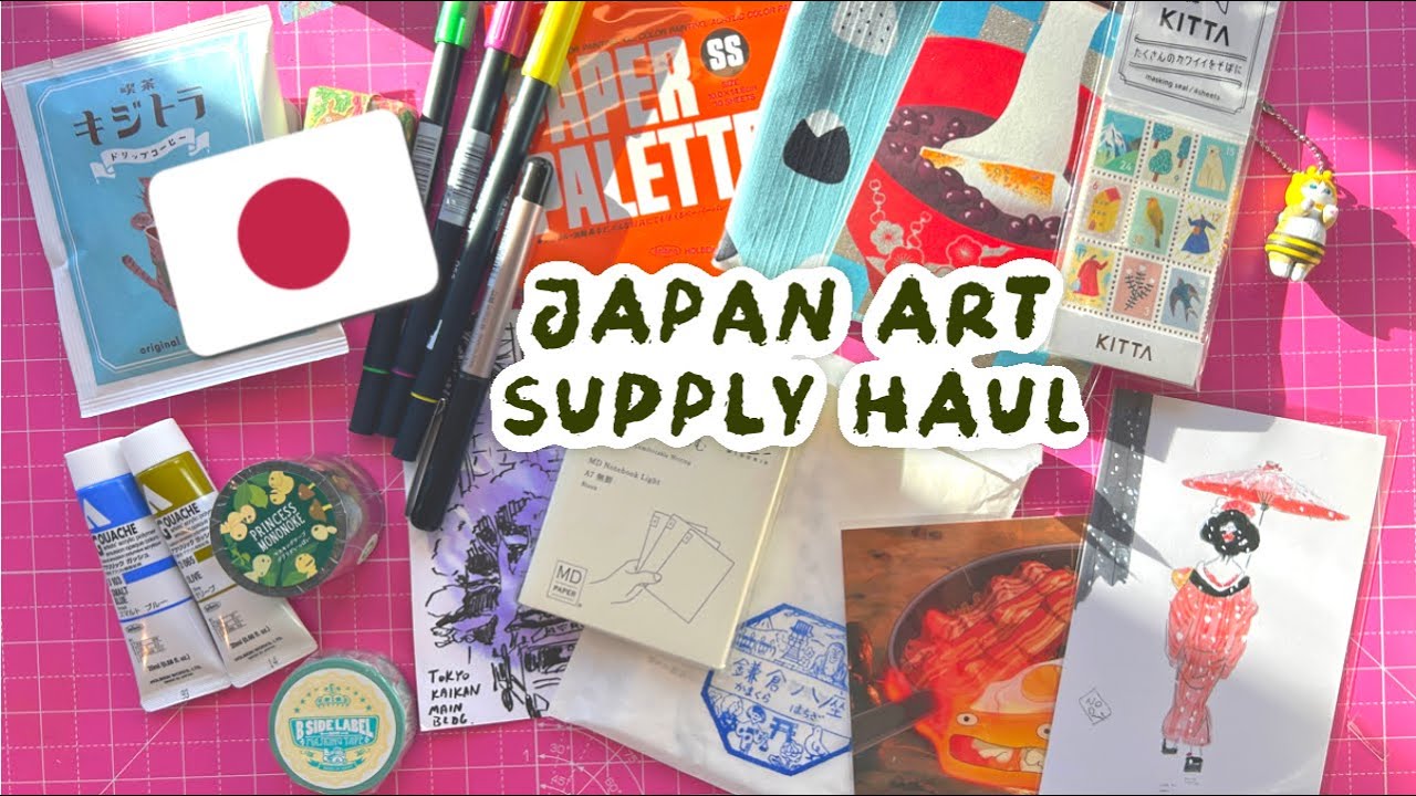 Unboxing a Huge Japan Art Haul! Supplies From Tokyo and Kamakura.
