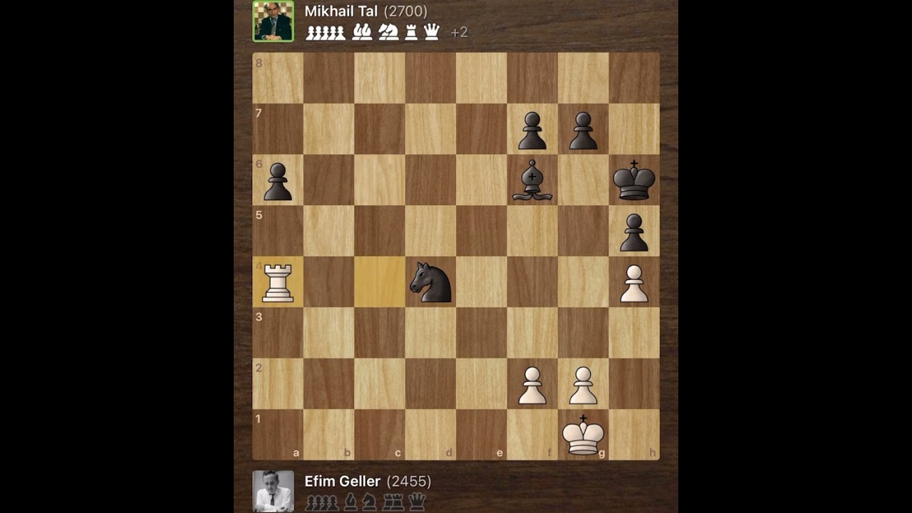 Efim Geller vs Mikhail Tal • Capablanca’s Memorial, 1963