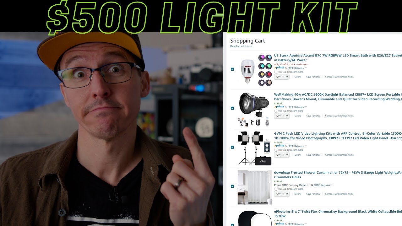 DIY Filmmaker Shopping Guide for 1st Light Kit!