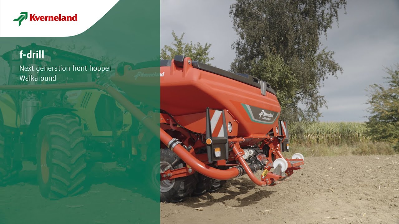 Kverneland f-drill front hoppers – Walkaround