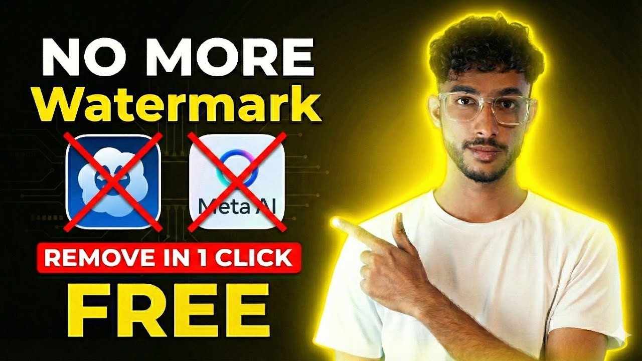 How to remove watermark from Ai videos|| Best watermark remover