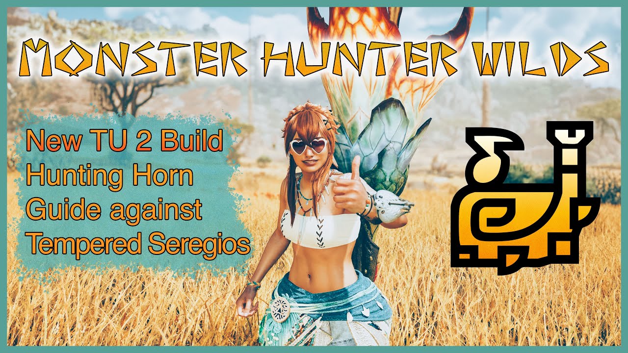 Monster Hunter Wilds: New fun TU2 Build for Hunting Horn! Featuring Razor's Edge